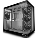 Bo�tier pc atx mid - tower - musetex - y6 - 4 ventilateurs 120 mm - verre tremp� 270� - connectique type ...