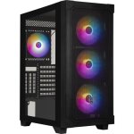Botier pc - bitfenix - graph argb - moyen tour - atx - noir - 4 ventilateurs a - rgb