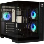 Botier pc - bitfenix - triton - cube - atx - noir - verre tremp - usb - c et a - rgb