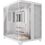 Boitier pc - corsair - air 5400 rs - r argb tempered glass mid - tower - ventilateurs rgb  rotor invers ...