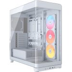 Boitier pc - corsair - frame 4500x rs - r argb tempered glass mid - tower - 2 radiateurs - blanc