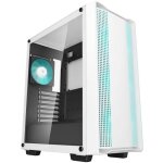 Botier pc - deepcool - cc560 v2 (blanc) - moyen tour - format atx - sans alimentation