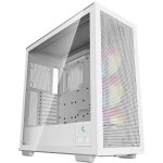 Bo�tier pc - deepcool - morpheus - grande tour - e - atx - verre tremp� - fa�ade mesh - blanc