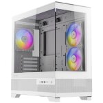 Botier pc - antec - cx500m rgb white - clairage rgb - alimentation 500w - design compact