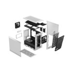 Botier pc fractal design meshify 2 nano white tg clear tint