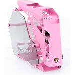 Boitier pc gaming - cougar gaming - conquer pink - aluminium - rose - refroidissement dair - pour cartes ...