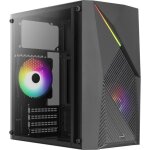 Bo�tier pc mini tour micro atx - aerocool - raider mini v2 rgb - panneau vitr� - noir - taille unique ...