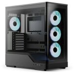 Bo�tier pc moyen tour - aerocool - p500a - bk v1 - 4 ventilateurs 120mm argb - panneaux amovibles - filtres ...