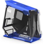 Boitier pc moyen tour - zeaginal - lanparty 08 - verre tremp - compatible radiateur 240 / 120mm - bleu ...