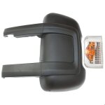 Bo�tier de r�troviseur ext�rieur - m modecar - bras long - clignotant orange - c�t� gauche - noir - fiat ...