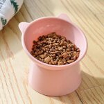 Bol pour animaux - estink - gamelle pour chat - support surlev - antidrapant - design inclin