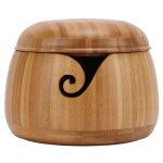 Bol de fil - duokon - bambou - grande capacit - surface lisse - accessoires de tricot