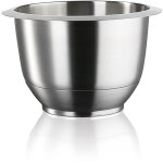 Bol inox - bosch - muz5er2 - pour kitchen machine mum5 - 39 l - jusqu 075 kg de farine + autres ingrdients ...