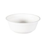 Bols jetables blancs biod�gradables en fibre v�g�tale 950 ml par 50