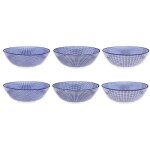 Bol pattern �21cm - 6 pi�ces - dark blue