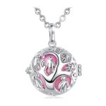 Bola de grossesse arbre g�n�alogique avec grelot rose