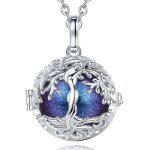 Bola de grossesse cage arbre de vie boule bleue cadeau future maman