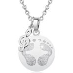 Bola de grossesse empreintes de pieds et cl� de sol