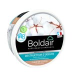 Boldair - gel destructeur dodeur fleur de coton - neutralise les odeurs - parfume - dur�e 8 semaines ...