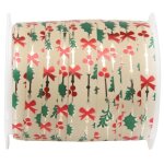 Bolduc plastique houx 10mmx10m multicolore