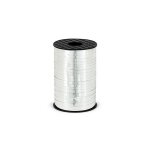 Bolduc ruban cadeau brillant 5mmx225m argent gris argent