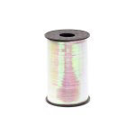 Bolduc ruban cadeau holographique 5mmx225m irisé blanc Bolduc ruban cadeau holographique 5mmx225m irisé blanc