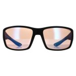 Lunettes de soleil bolle kayman 12649 - noir mat - phantom + bleu photochromique polaris�