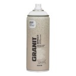 Bombe de peinture - light grey - effet granit - eg7000 - 400ml - montana cans effect