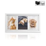 Bomoe galeria multi cadre photo p�le - m�le mural - pour 3 photos (3x 10x15cm) - dimension : 37x20x25cm ...