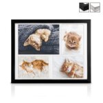Bomoe multi cadre photo p�le - m�le mural - pour 4 photos (1x 15x21cm) et (3x 10x15cm) - dimension : ...
