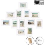 Bomoe set de 12 cadres photos ocean lot pour dcoration murale pour chambre salon bureau maison - blanc ...