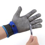 Bon matériel - gant de boucher en cotte de maille acier inoxydable résistant coupe bleu haute performance ... Bon matériel - gant de boucher en cotte de maille acier inoxydable résistant coupe bleu haute performance ...