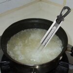 Thermom�tre � bonbons - double �chelle fahrenheit celsius - design suspendu - pvc durable - 305 cm