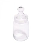 Bonbonni�re en verre - onrangetout - vintage - 1 litre - fermeture herm�tique - fabriqu�e en france