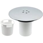 Bonde de douche - hawuj - 90mm chrom� d�bit rapide universelle - salle de bain