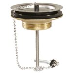 Bonde d?évier laiton d60 70l / min avec bouchon - chaînette pour evier grès - valentin - 00 352200 000 ... Bonde d?évier laiton d60 70l / min avec bouchon - chaînette pour evier grès - valentin - 00 352200 000 ...