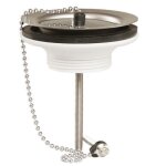 Bonde dvier pvc d60 70l / min avec bouchon - chanette - valentin - 00 701100 000 00