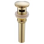 Bonde de lavabo moderne et r�tro bonde clic - clac avec trop - plein bonde de lavabo universelle en laiton ...