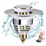 Bonde de lavabo - folaya - modèle universel - orifice de vidange 32 - 42mm - acier inoxydable - clic ... Bonde de lavabo - folaya - modèle universel - orifice de vidange 32 - 42mm - acier inoxydable - clic ...