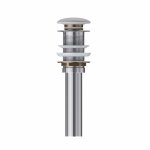 Bonde de lavabo vasque automatique sans trop plein sogood siphon design push open clic - clac pu013