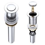 Bonde de lavabo vasque automatique siphon design pushopen pu05