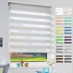 Bondfree store enrouleur jour nuit sans per�age 100x130cmgrisfacile � installer avec ou sans per�agepour ...