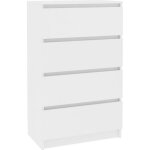 Bonne qualit - buffet commode meuble de rangement - bahut bas blanc 60x35x985 cm agglomr @3813 :