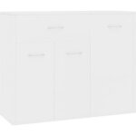 Bonne qualité - buffet commode meuble de rangement - bahut bas blanc 88x30x70 cm aggloméré @2319 : Bonne qualité - buffet commode meuble de rangement - bahut bas blanc 88x30x70 cm aggloméré @2319 :