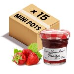 Bonne maman pot confiture fraise 15 x 30 g