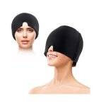 Bonnet anti migraine chaud et froid chapeau de glace migraine en gel masque de glace compresse froide ...