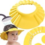 Bonnet de bain bebe reglable doux confortable accessoires bebe parfait pour la baignoire douche bebe ...