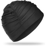 Bonnet de bain pour femme bonnet de bain extra large en tissu nylon élastique confortable pour homme ... Bonnet de bain pour femme bonnet de bain extra large en tissu nylon élastique confortable pour homme ...