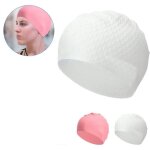 Bonnet de bain en silicone anti - déchirure vintage - blanc - adulte - mixte Bonnet de bain en silicone anti - déchirure vintage - blanc - adulte - mixte