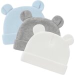 Bonnet bb - mignon - ensemble de chapeaux dhpital - coton - 0  6 mois - oreilles dours